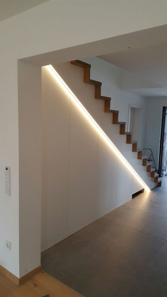 Treppe mit LED-Technik